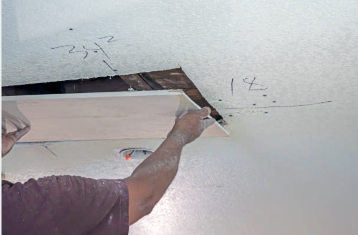 Drywall Ceiling Repair — Portland drywall contractor project photo